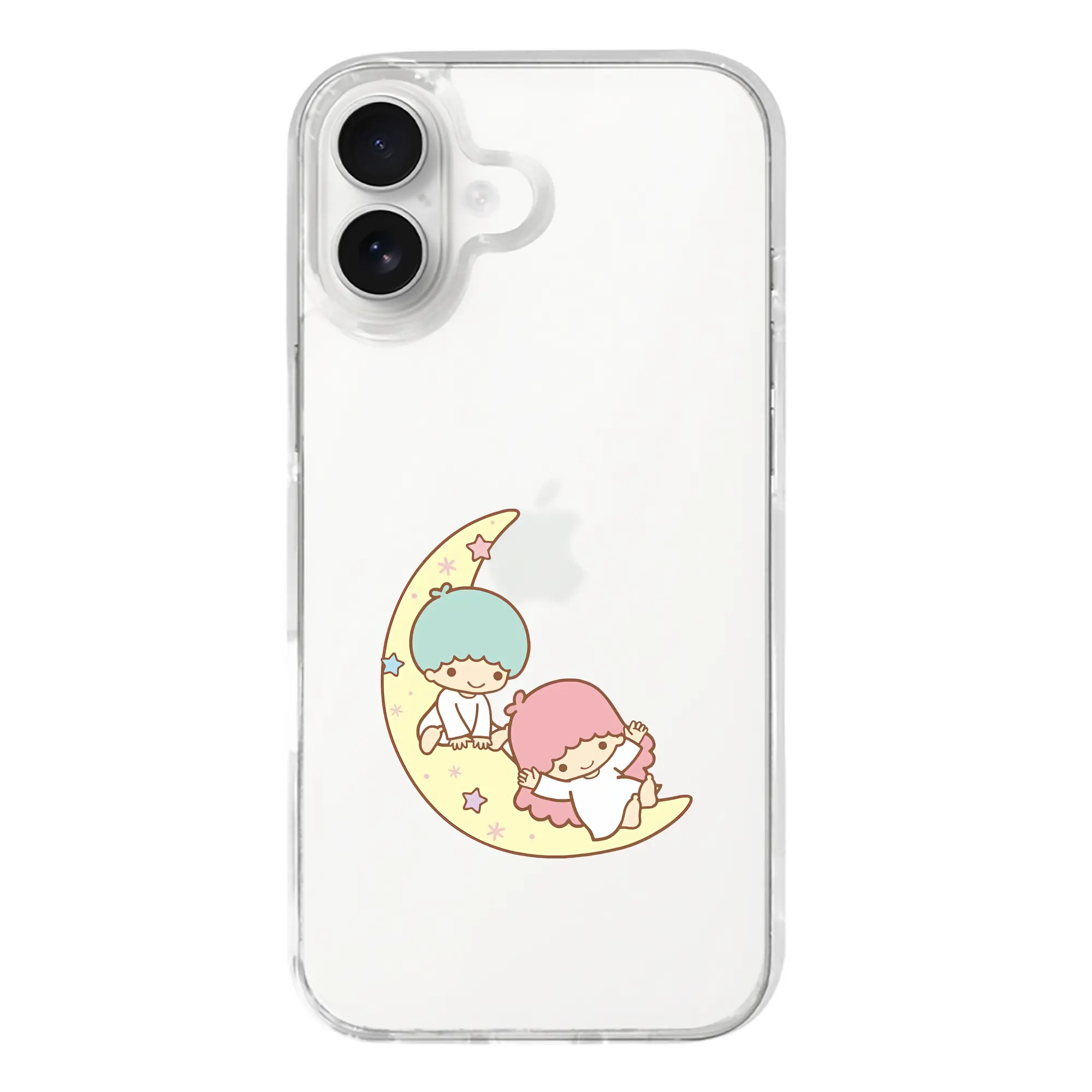 サンリオ グッズ,リトルツインスターズ - iPhone 17シリーズ 透明スマホケース – 薄型・耐衝撃・精密フィット保護カバー